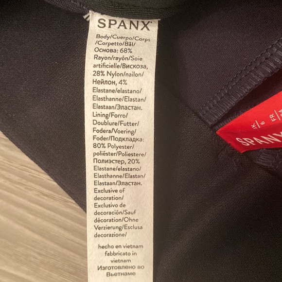 NWT Spanx Perfect Pant Ankle Piped Skinny Classic Navy Size XS - Picture 15 of 16